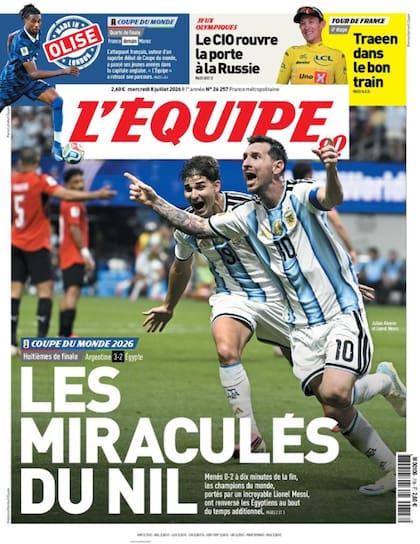 La portada de L'Equipe
