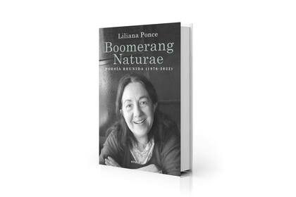 La portada de "Boomerang Naturae", con una foto de Liliana Ponce tomada por César Aira