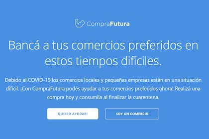 CompraFutura comenzó a operar tres días después de que arrancara la cuarentena
