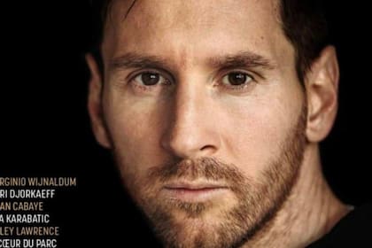 La portada de la revista oficial del PSG, con Messi como protagonista