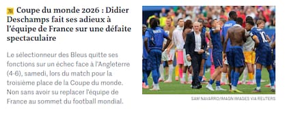 La portada de Le Monde