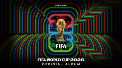 La portada del álbum oficial de la Copa del Mundo 2026; tiene 18 temas