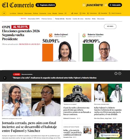 La portada del comercio habla de un "final incierto"