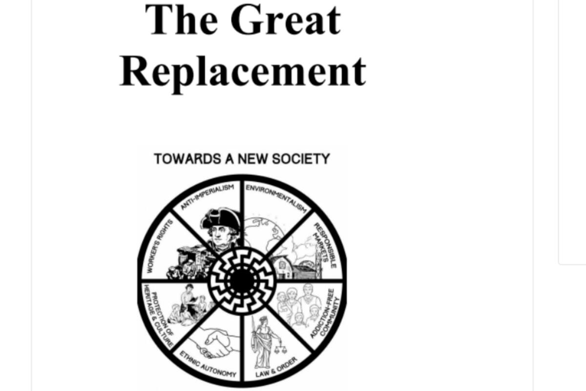 La portada del manifiesto del asesino