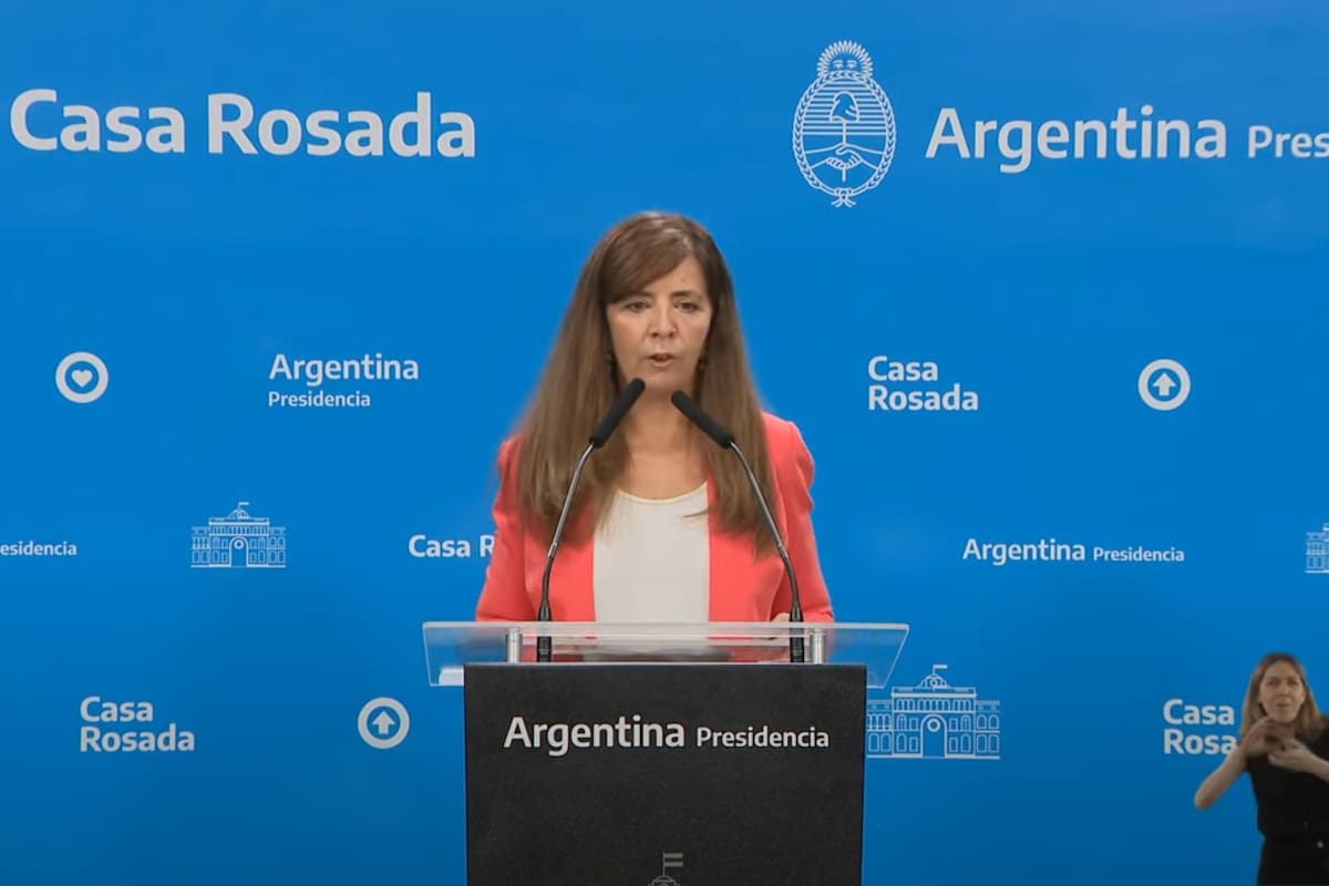 La portavoz del Gobierno, Gabriela Cerruti