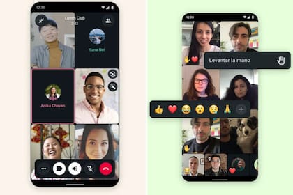 La posibilidad de hacer videollamadas con hasta 32 personas, además de las reacciones, abre una ventana de posibilidades