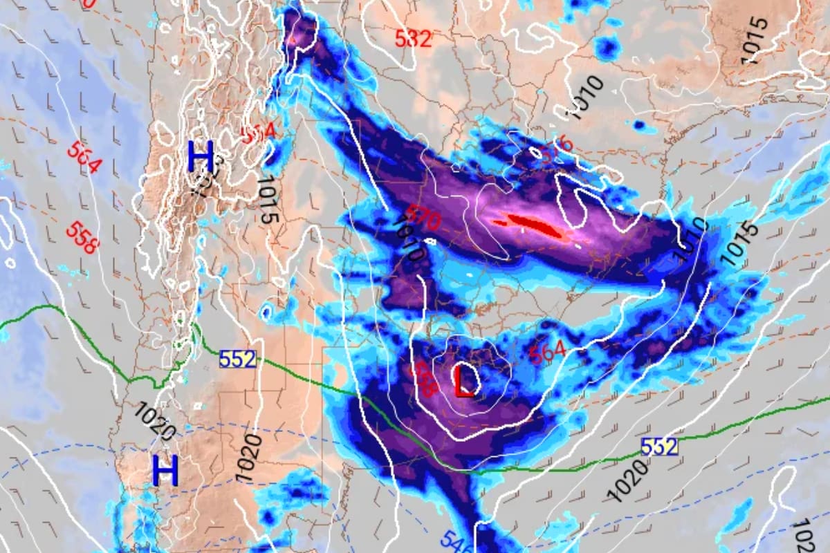 La posibilidad de lluvia reaparece el sábado 3 por la mañana