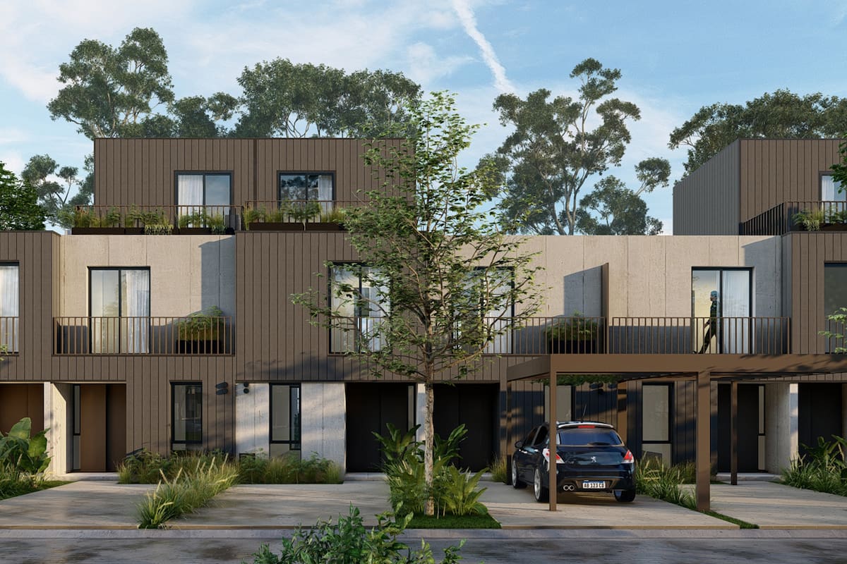 La posibilidad de vivir en una casa con gastos más bajos que en un departamento