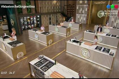 La posición de cada participante fue fundamental (Foto captura Telefe)