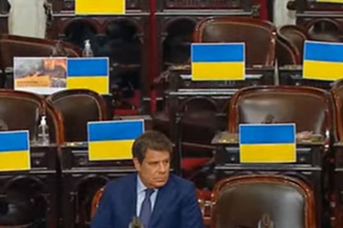 La postal de Manes rodeado de bancas vacías se hizo viral