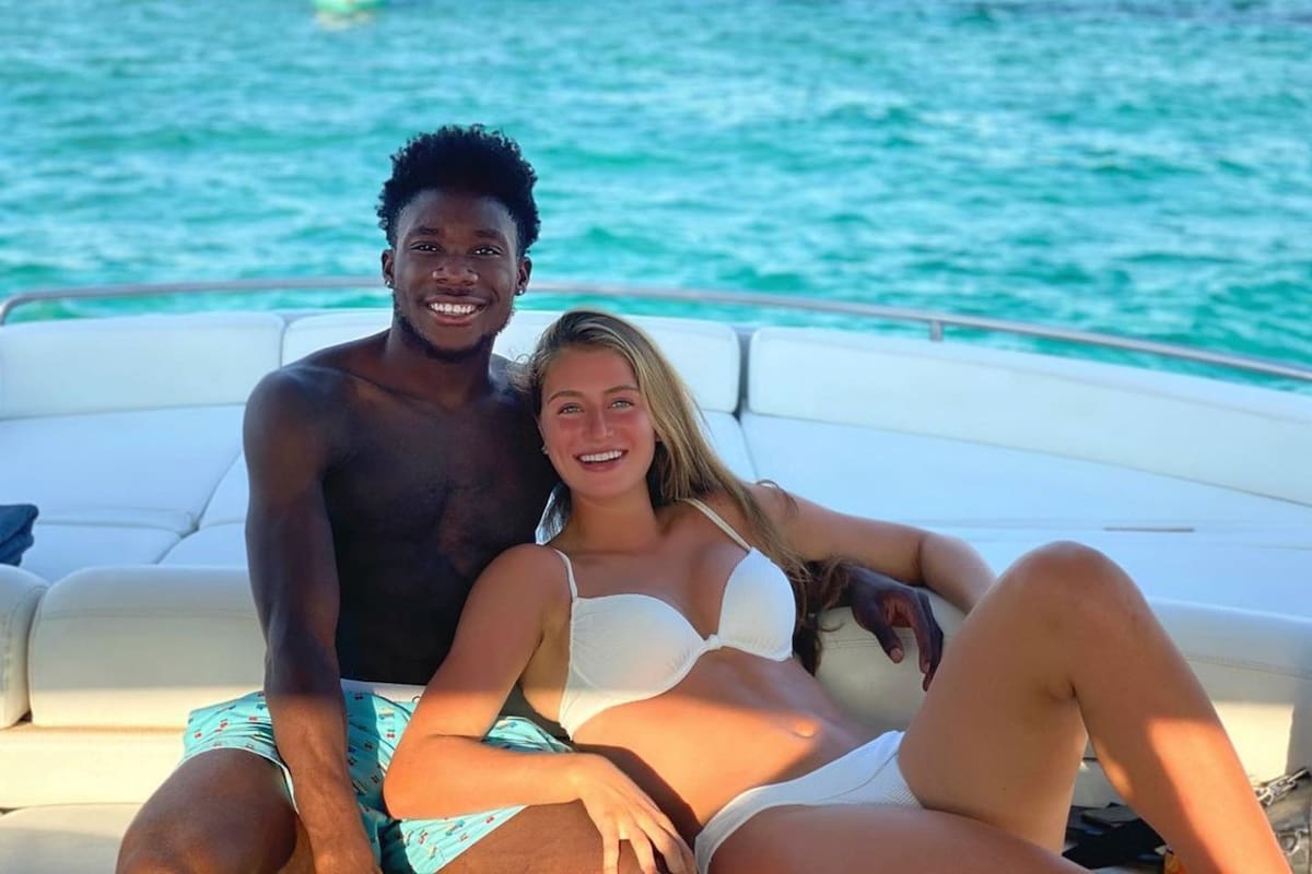 La postal del futbolista del Bayern Munich y la jugadora del PSG que generó el odio de algunos usuarios de redes sociales. Crédito: Instagram