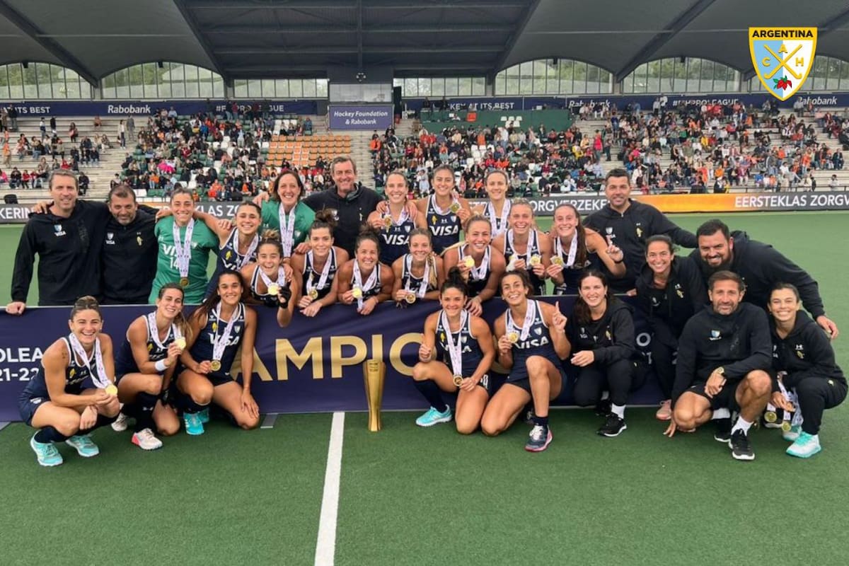 La postal final de las Leonas campeonas de la Pro League