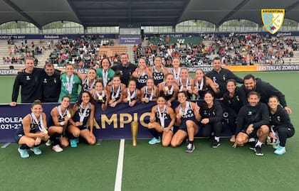 La postal final de las Leonas campeonas de la Pro League 2021-22, en la antesala del Mundial