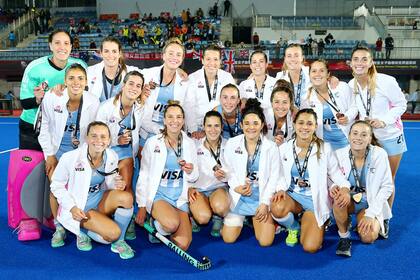 La postal final de las Leonas, terceras en el Champions Trophy