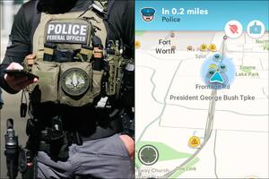 La práctica de reportar peligros climáticos ficticios en Waze surgió en Palm Beach, Florida, y se usa para advertir sobre la presencia de agentes migratorios