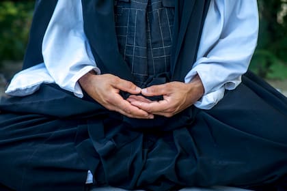 "La práctica diaria del yoga y meditación me daba herramientas para conectar conmigo, con mis pensamientos y mis emociones", dice Lan