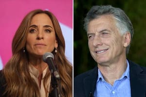 La precandidata a diputada, Victoria Tolosa Paz, y el expresidente Mauricio Macri