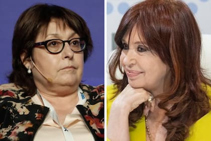 La precandidata a jefe de Gobierno Graciela Ocaña junto a la vicepresidenta Cristina Kirchner