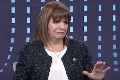 La precandidata a presidenta por Juntos por el Cambio Patricia Bullrich