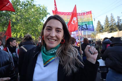 La precandidata a presidente por el Nuevo MAS