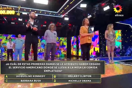 La pregunta con la que Josefina se consagró nuevamente ganadora en Los 8 escalones y le dio un nuevo récord (Foto: captura TV)