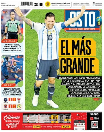 La prensa internacional, deslumbrada ante el récord alcanzado por Lionel Messi.