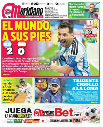La prensa internacional, deslumbrada ante el récord alcanzado por Lionel Messi.
