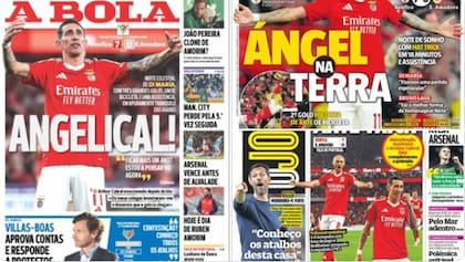 La prensa internacional se hizo eco de la gran actuación de Di María en Portugal