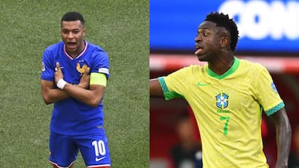 La presencia de Kylian Mbappé y Vinícius Júnior convierte el Brasil vs. Francia en el plato más atractivo de la fecha FIFA
