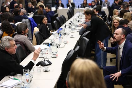 La presencia de los economistas generó cruces entre los diputados también
