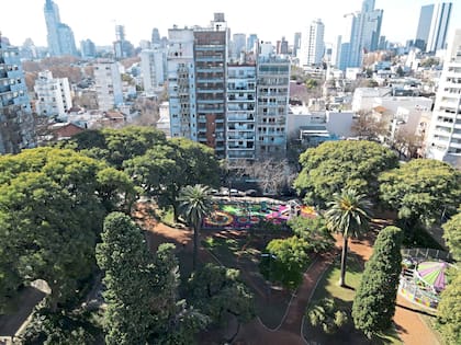 La presencia de verde es uno de los atractivos de esta microzona de Núñez