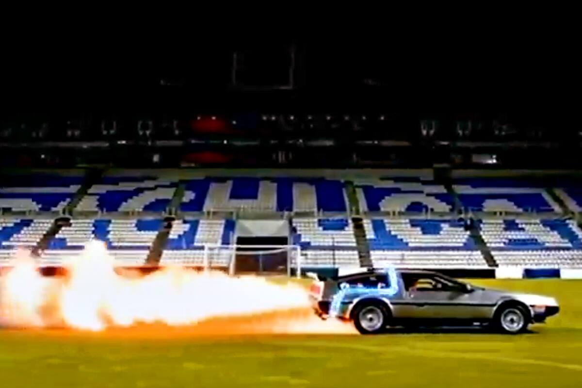 La presentación de Enner Valencia en el Pachuca, con un guiño a los fanáticos de Volver al Futuro