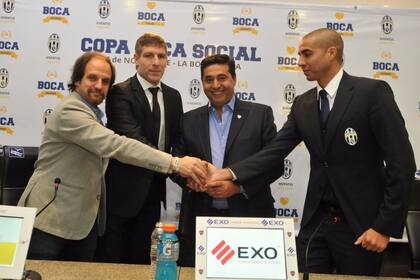 La presentación de la revancha que se jugará el próximo viernes
