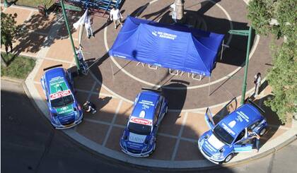 La presentación de los autos en Concepción del Uruguay