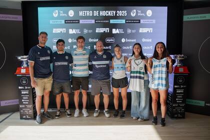 La presentación de los playoffs del Metro de hockey 2025