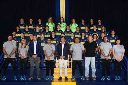La presentación del equipo femenino de Boca
