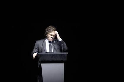 La presentación del libro de Javier Milei en el Luna Park, que incluyó un show musical a cargo del presidente