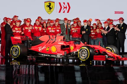 La presentación del nuevo modelo Ferrari SF90, en Maranello.