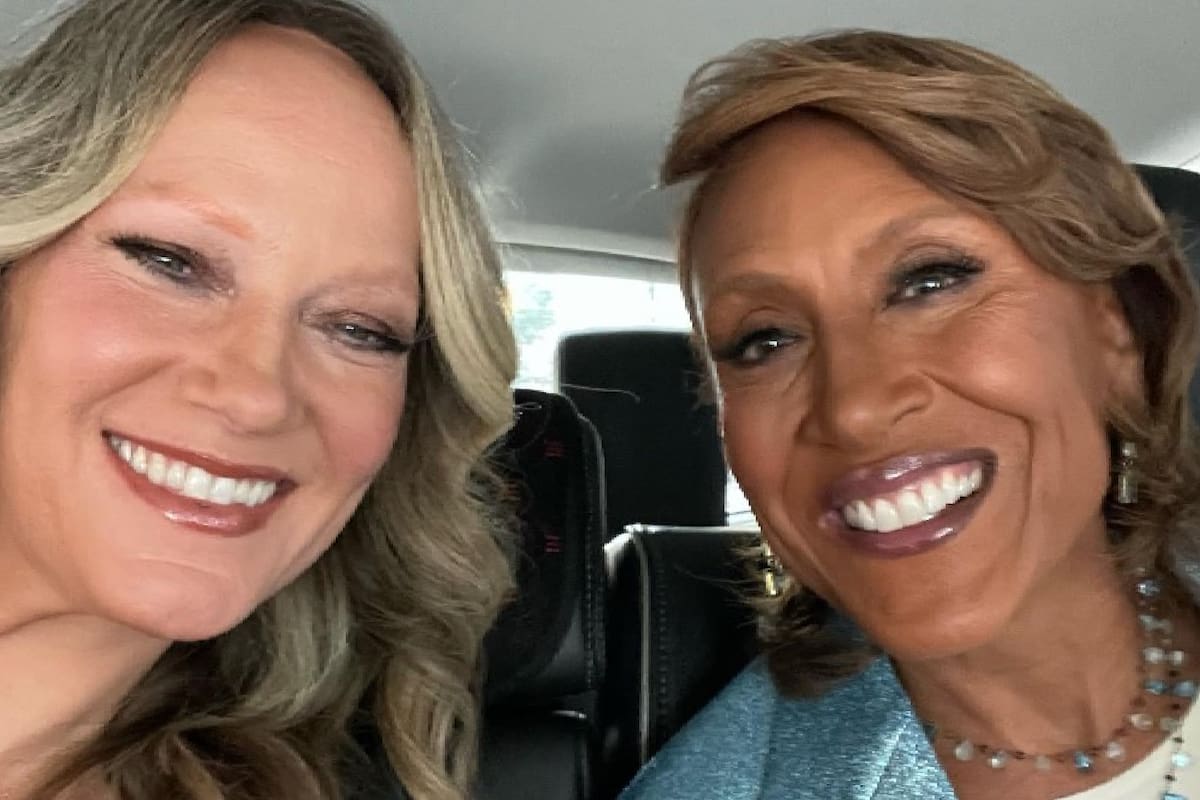 La presentadora del popular programa estadounidense Good Morning America, Robin Roberts (der.), y su pareja hace 18 años, Amber Laign, se casarán el próximo mes