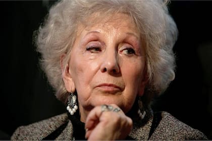 La presidenta de Abuelas de Plaza de Mayo, Estela de Carlotto