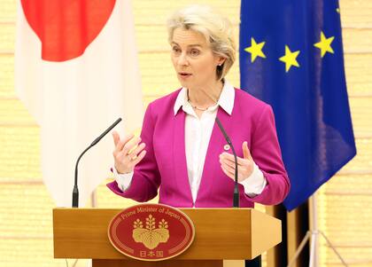 La presidenta de la Comisión Europea, Ursula von der Leyen.