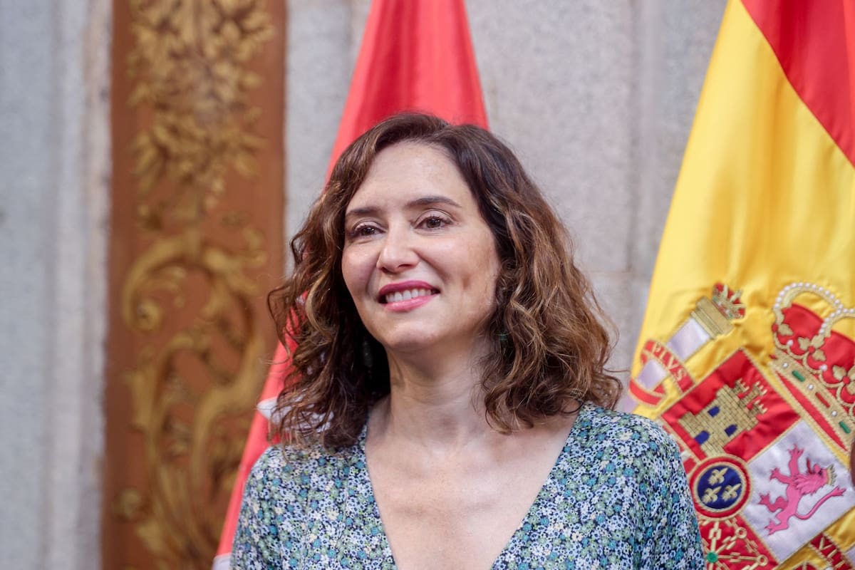 La presidenta de la Comunidad de Madrid, Isabel Díaz Ayuso