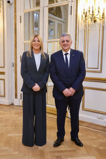 La presidenta del Consejo Interamericano de Comercio y Producción (CICyP), Bettina Bulgheroni, y el presidente y CEO de YPF, Horacio Marín