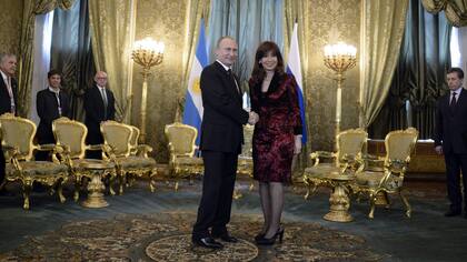 La Presidenta, durante su visita a Rusia