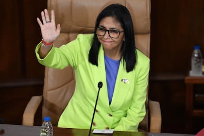 La presidenta interina de Venezuela, Delcy Rodríguez