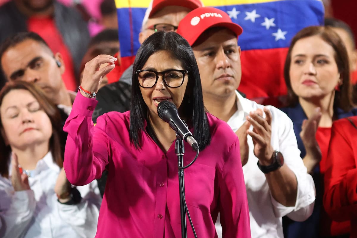 La presidenta interina de Venezuela, Delcy Rodríguez
