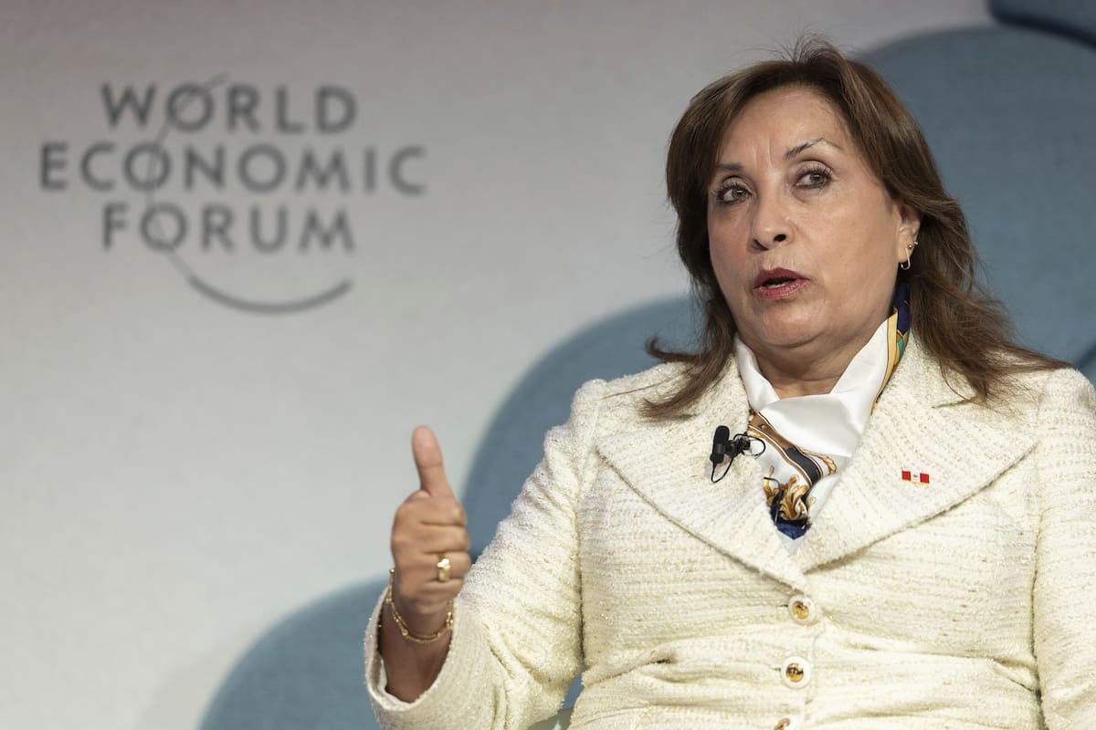 La presidenta peruana Dina Boluarte