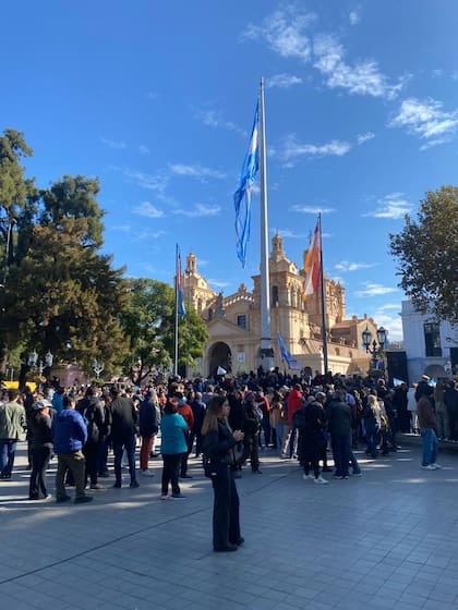 La previa antes del discurso de Milei