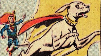 La primera aparición de Krypto fue en marzo de 1955