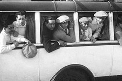 La primera concentración argentina para el Mundial de 1930 en la Barra de Santa Lucía